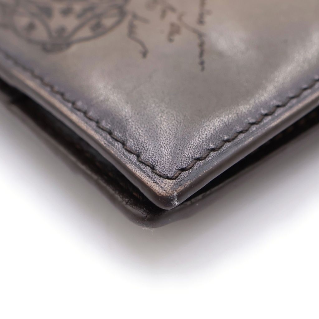 Berluti (ベルルッティ) コンパクトウォレット 2つ折り財布 ブラウン