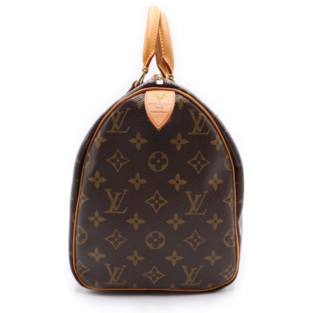 LOUIS VUITTON (ルイヴィトン) モノグラム スピーディ30 PVC レザー
