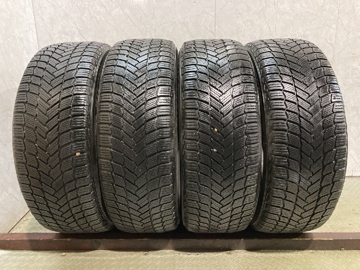 MICHELIN X-ICE SNOW SUV 235/55R20 20インチ スタッドレス 4本 22年製 レクサスRX キャデラック/XT5/XT6 ムラーノ等　(KTY182)