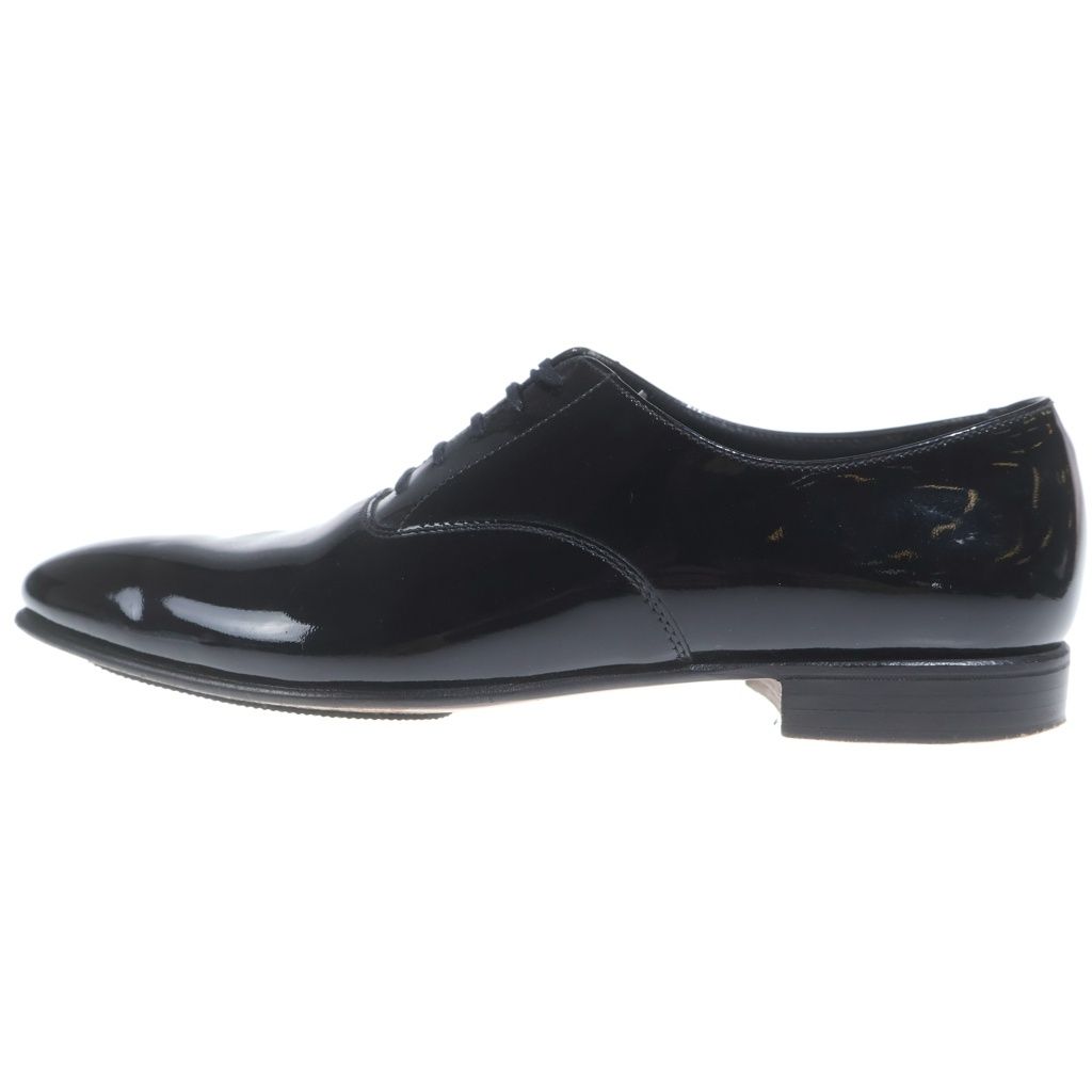 Crockett&Jones (クロケットアンドジョーンズ) CROCKETT&JONES ドレスシューズ 内羽式 パテントレザー ブラック UK7.5