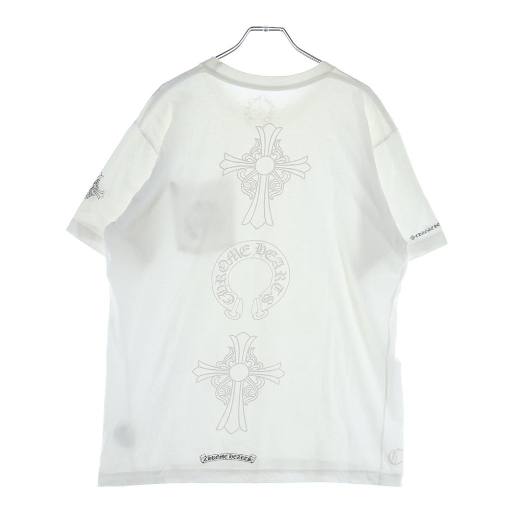 CHROME HEARTS (クロムハーツ) CH S/S バッククロスプリント 半袖T