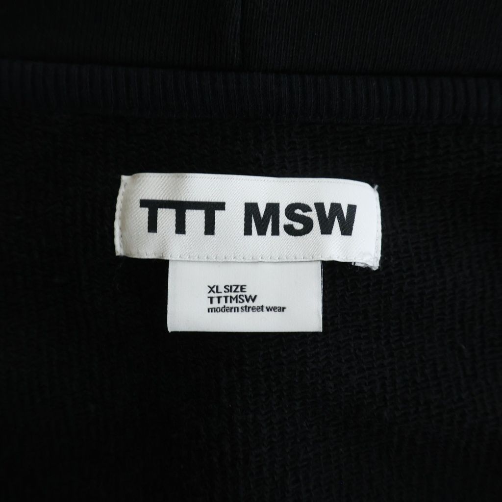 TTT_MSW (ティーモダンストリートウェア) 25SS LOGO ZIPUP HOODIE