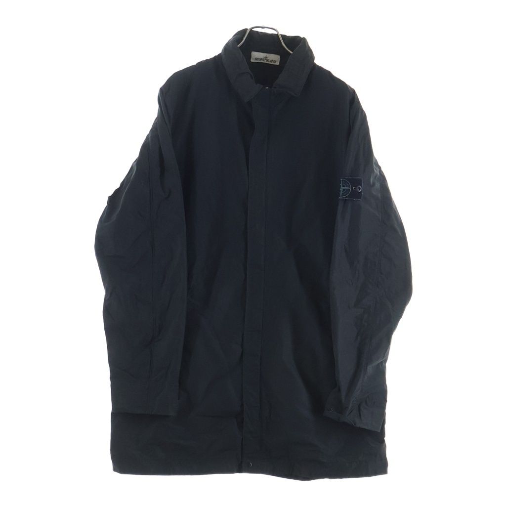 STONE ISLAND (ストーンアイランド) MICRO REPS JACKET マイクロレップス ナイロン ジップアップジャケット コート ブラック 701541222