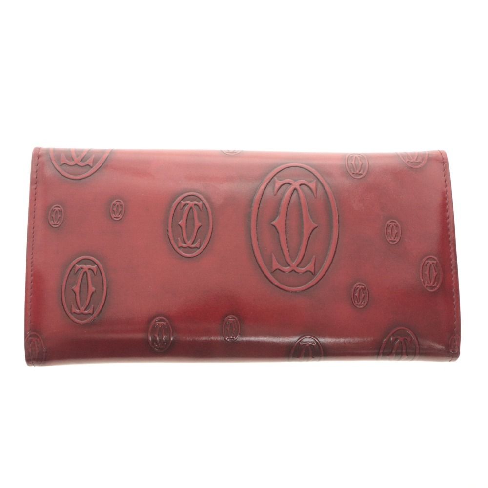 □ カルティエ 二つ折り長財布 ハッピーバースデー 150周年 限定