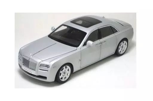 【中古】ミニカー 1/18 ロールスロイス ゴースト 2010 シルバー [K08801SS]