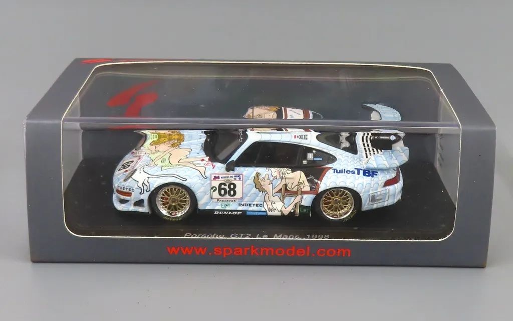 【中古】ミニカー 1/43 Porsche 911 GT2 Le Mans 1998 E.Graham - J.-L.Maury-Laribiere - H.Poulain #68 [S4448]