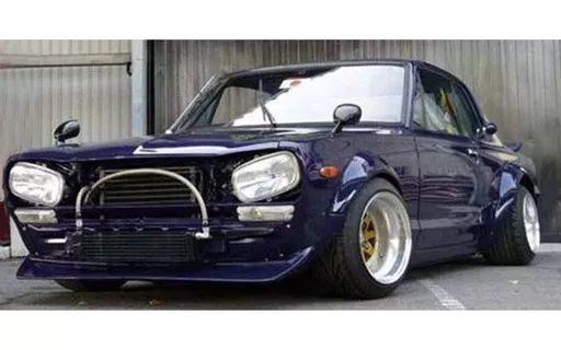 【中古】ミニカー 1/18 LB WORKS Hakosuka 2Dr(パープル) [IG0437]