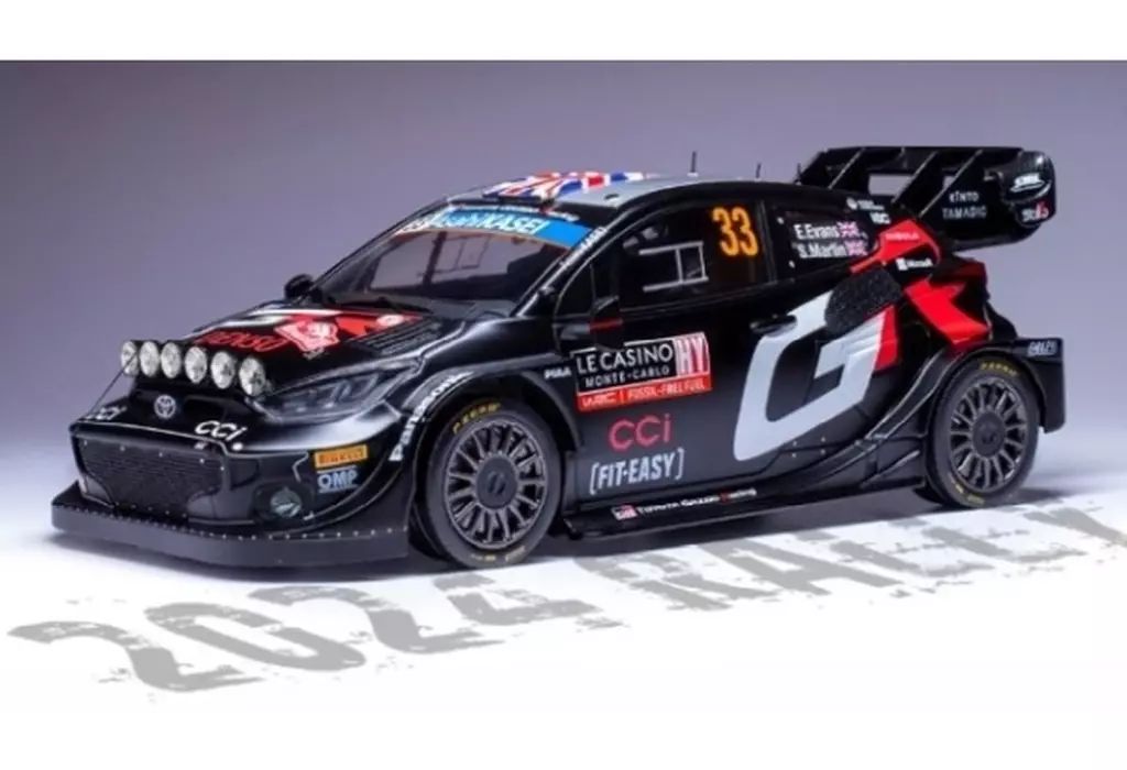 【中古】ミニカー 1/18 トヨタ GR ヤリス Rally1 2024年モンテカルロラリー E.Evans/S.Martin #33 [18RMC197]