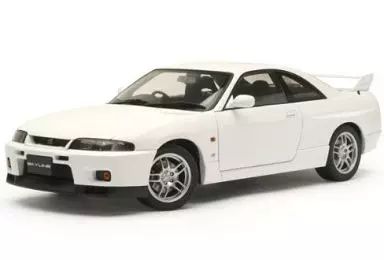 【中古】ミニカー 1/18 日産 スカイライン GTR R33 Vスペック ホワイト [77322]