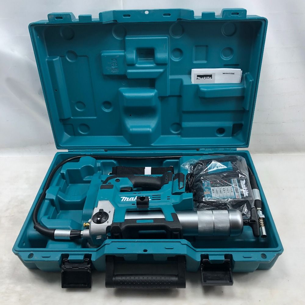 MAKITA マキタ 充電式グリスガン ケース・充電器付 コードレス式 GP180D ブルー