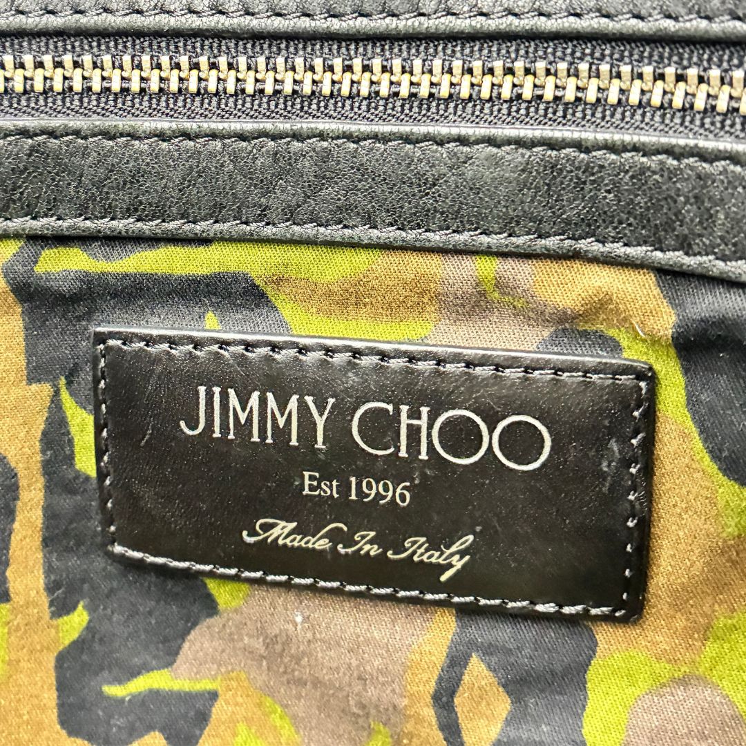 Jimmy Choo ジミーチュウ トートバッグ サシャ スタースタッズ 黒