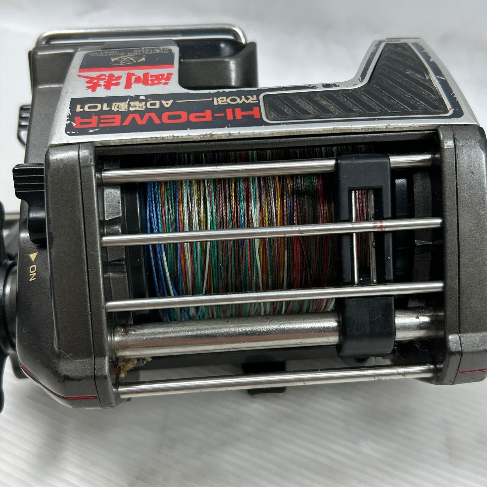 RYOBI AD 101 HI-POWER 剛技 電動リール リョウビ RYOBI リョービ 電動リール AD電源101 ハイパワー 剛技 - メルカリ