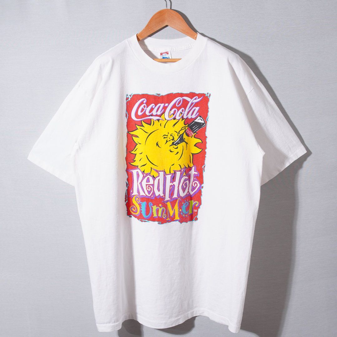 美品 90s USA製 コカコーラ Coca-Cola Tシャツ XL ホワイト