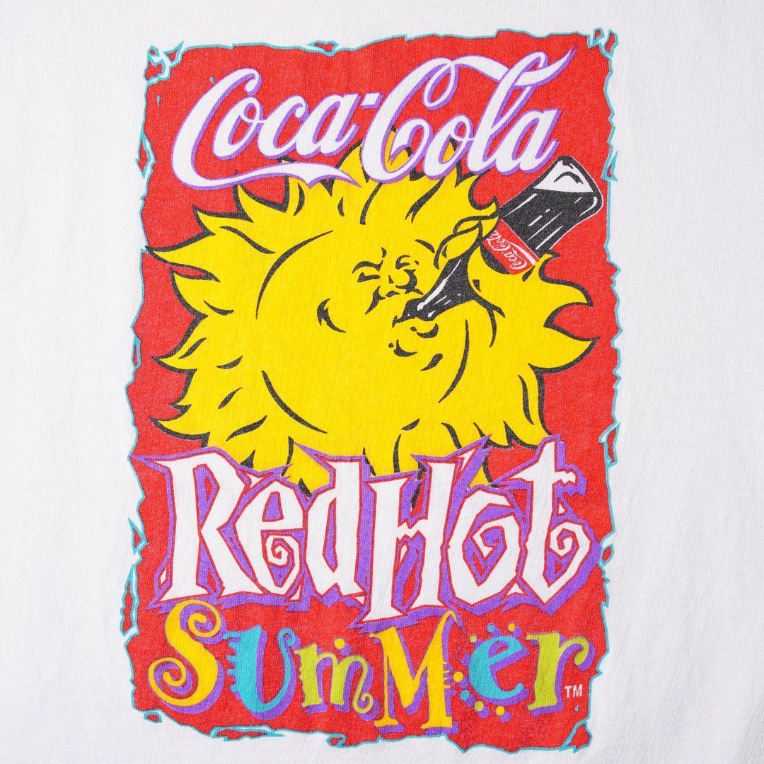 美品 90s USA製 コカコーラ Coca-Cola Tシャツ XL ホワイト
