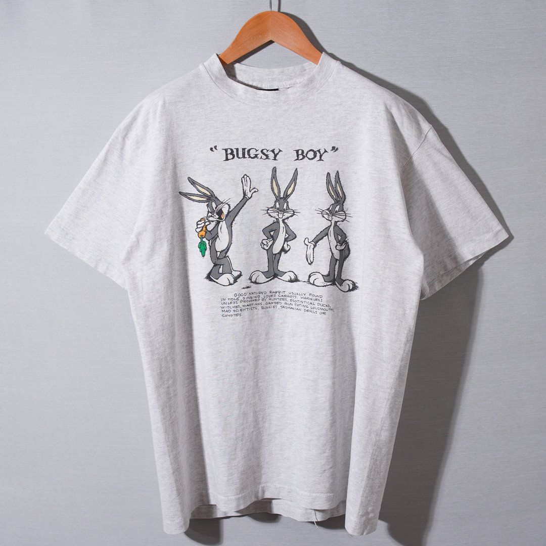 Vintage バックスバニー Tシャツ90s Lサイズ 90s 1995年製 ルーニーテューンズ バックス バニー Tシャツ L