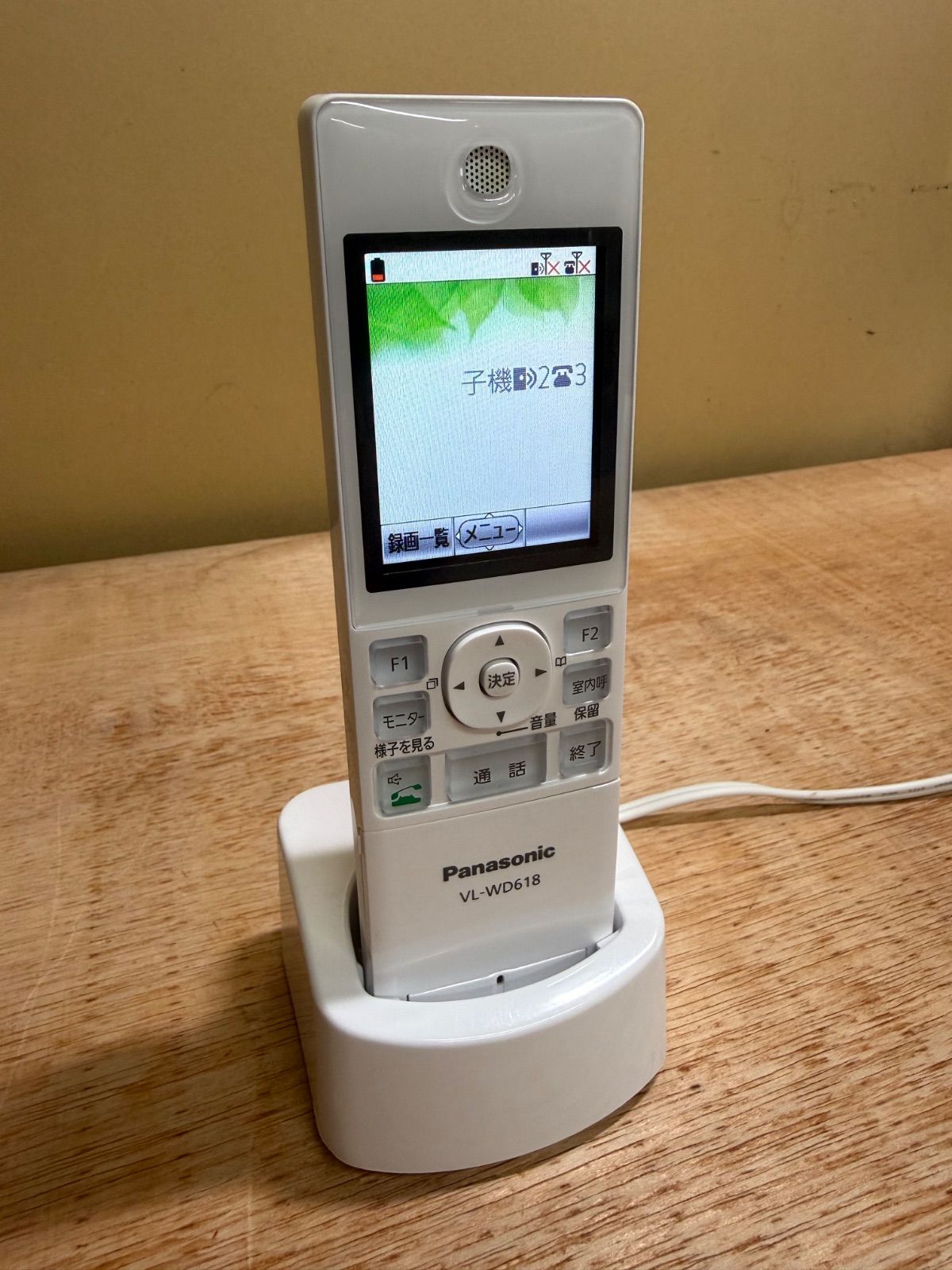 防犯・セーフティ Panasonic テレビドアホン用ワイヤレスモニター子機