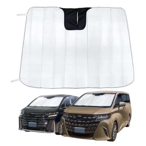 クレトム(Cretom) トヨタ アルファード専用 サンシェード マットホワイト【 2023年6月?発売モデル 適合形式 AGH40W/AGH45W/AAHH40W/AAHH45W 】SA442ts