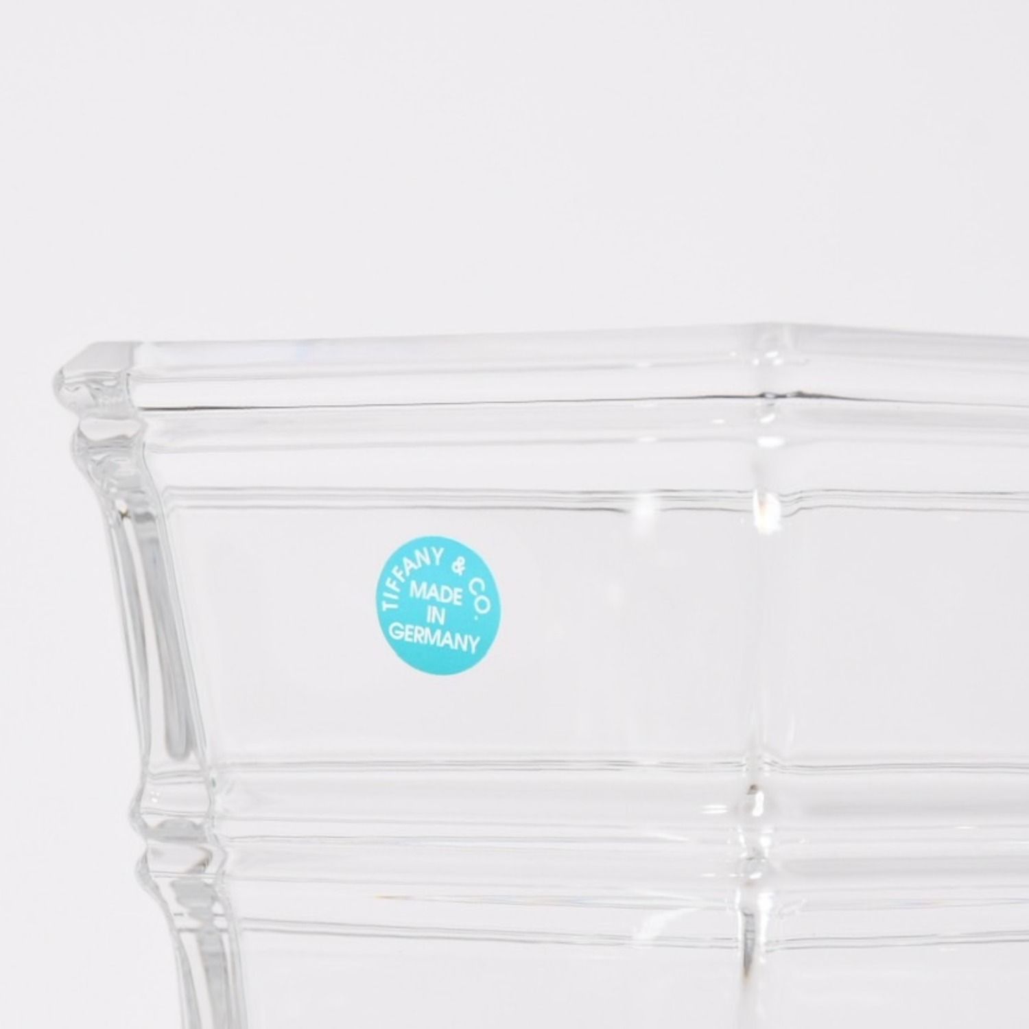 新品未使用 TIFFANY&Co. ティファニー Flower Vase フラワーベース 花瓶 ガラス ヘキサゴン クリア 企業刻印 ネーム入り 中古 4a005292 新品未使用 TIFFANY&Co. ティファニー Flower Vase フラワーベース