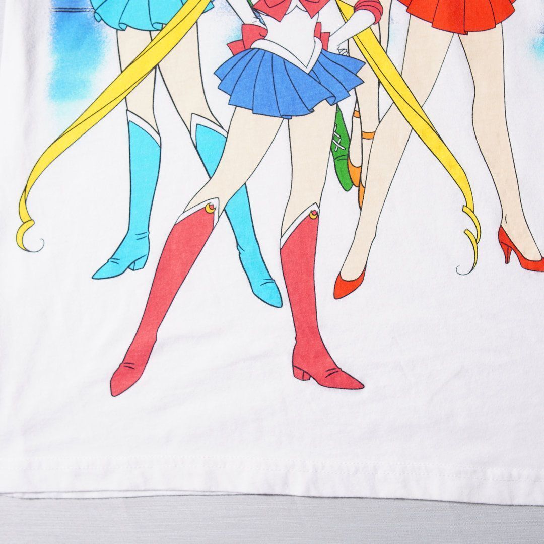 美少女戦士 セーラームーン Sailor Moon Tシャツ S ホワイト ユニ