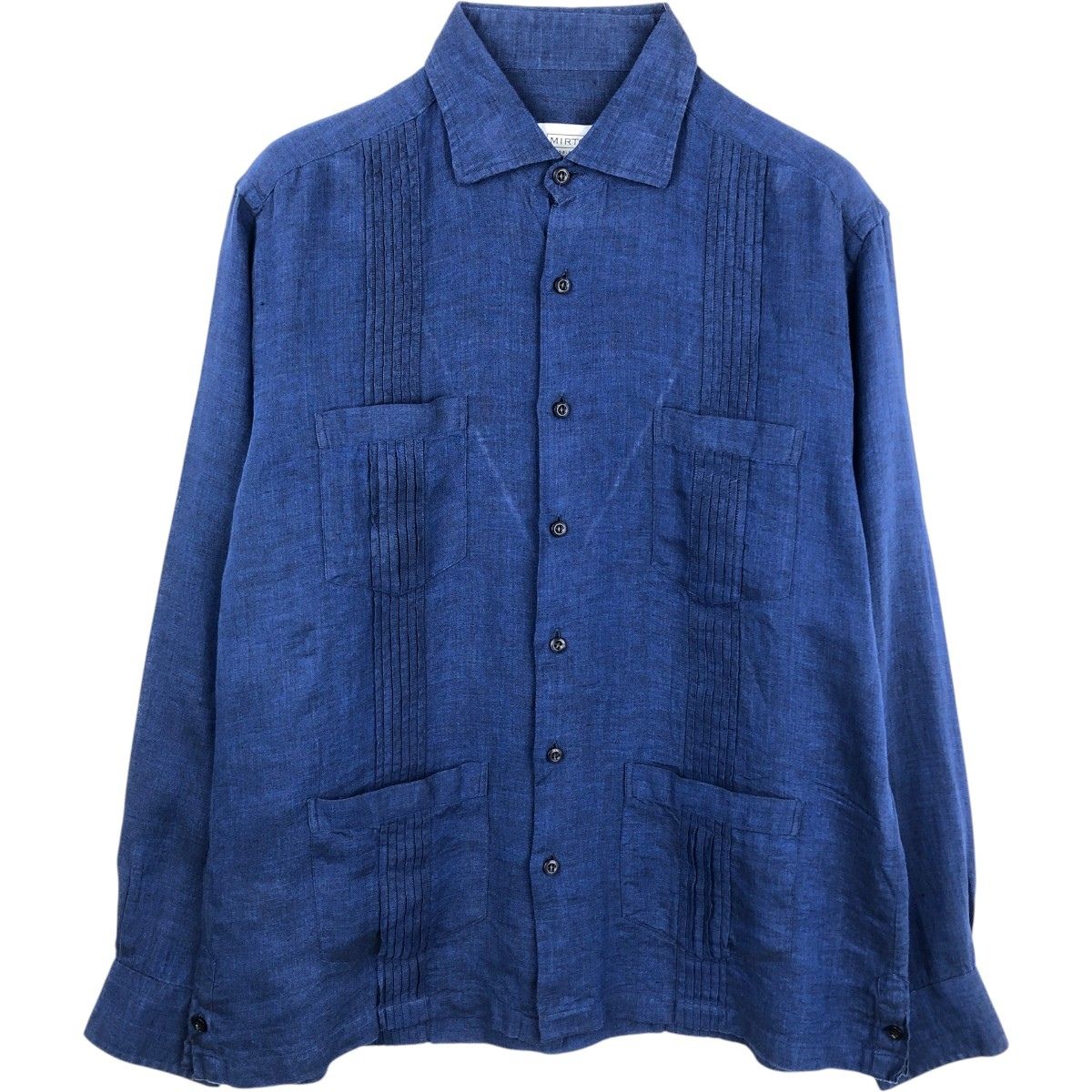 古着 MIRTO CLASSIC LINE 長袖 メキシカンシャツ キューバシャツ ボックスシャツ メンズL相当/eaa659997