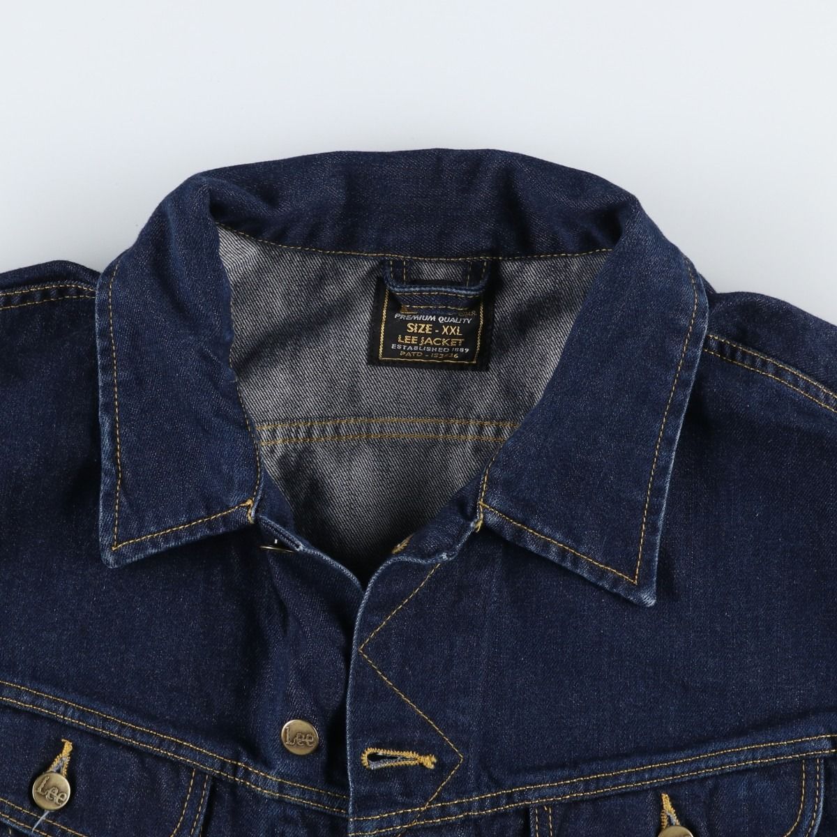 古着 90~00年代 リー Lee SLIM JACKET デニムジャケット Gジャン