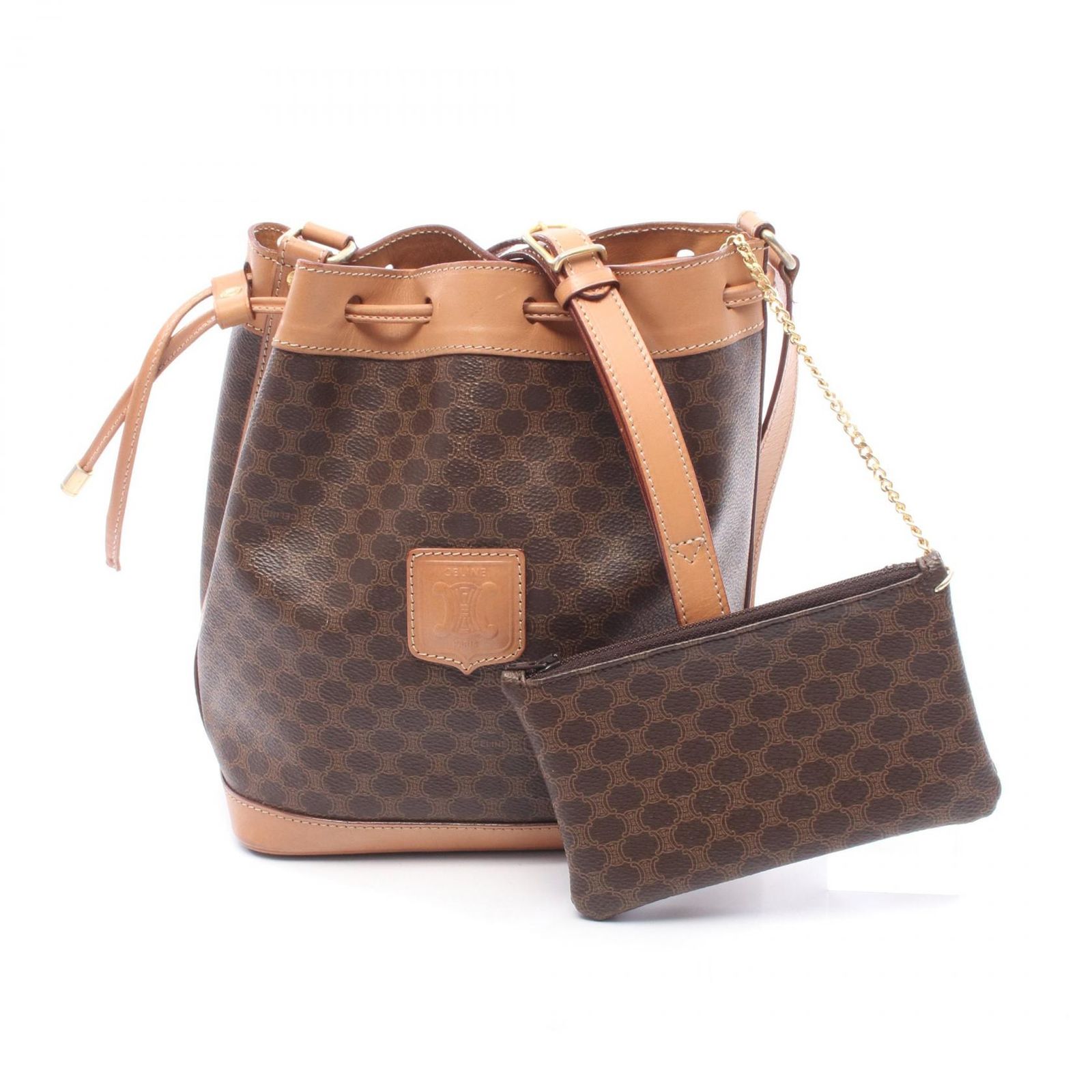 CELINE セリーヌ マカダム ショルダーバッグ