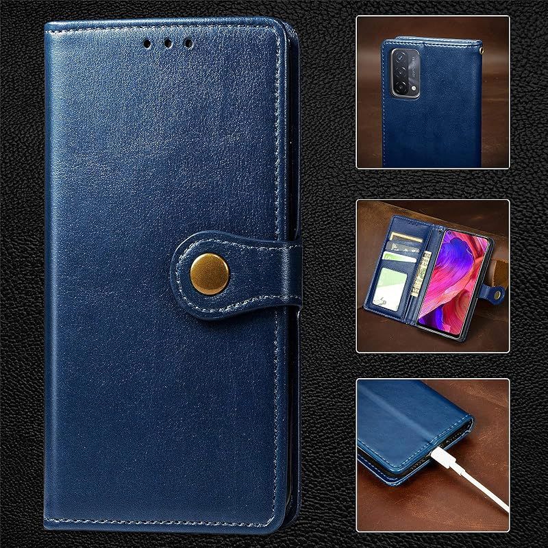 新品】 for OPPO A77 ケース 手帳型 ビジネスフリップノートレザー
