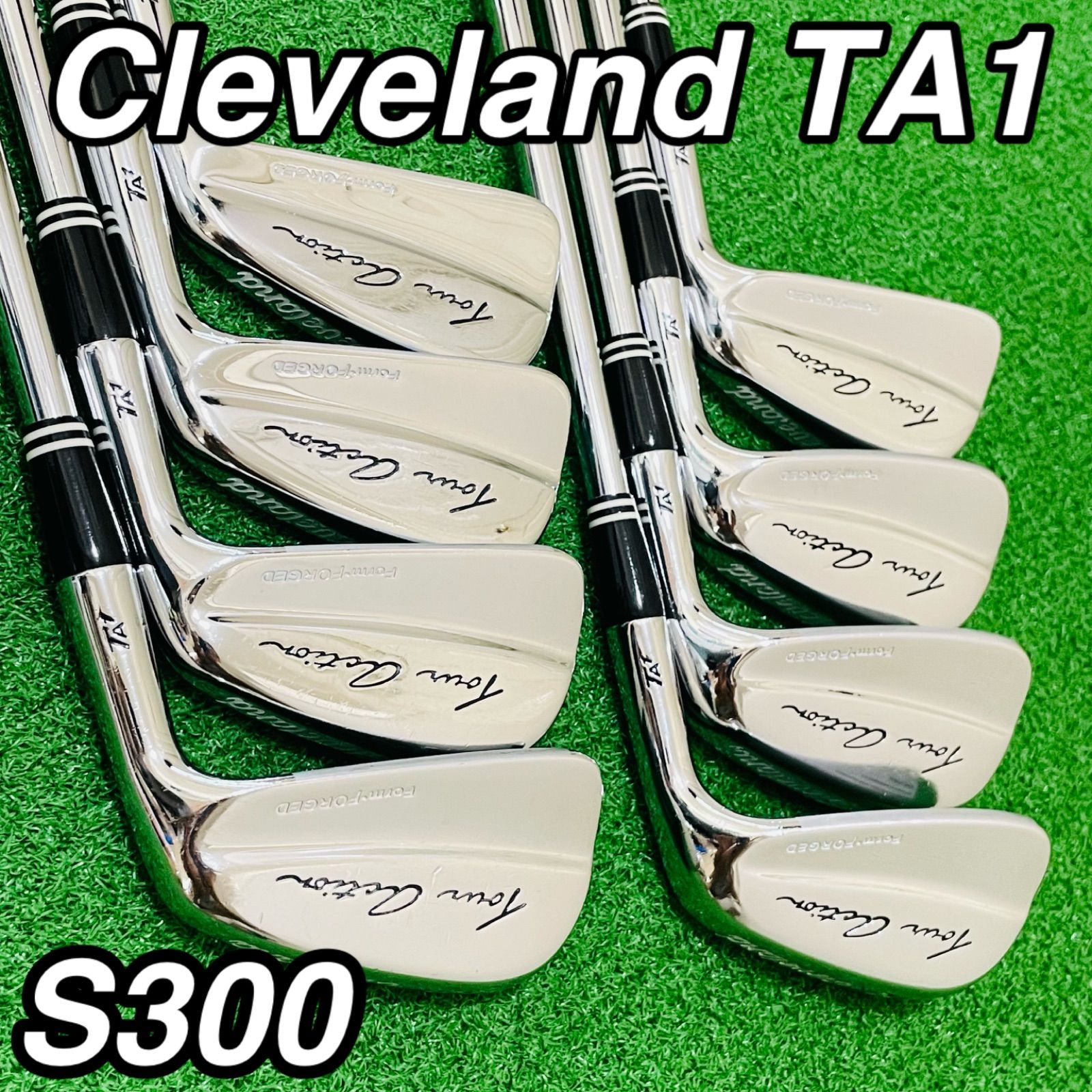 343 Cleveland Tour Action TA1 クリーブランド アイアン8本セット マッスルバック Dynamic Gold ダイナミックゴールド S300 メンズ 右利き
