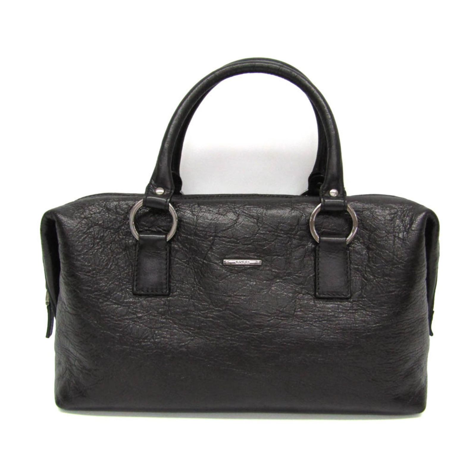 グッチ(Gucci) ミニボストンバッグ 113009 レディース レザー ハンドバッグ ブラック