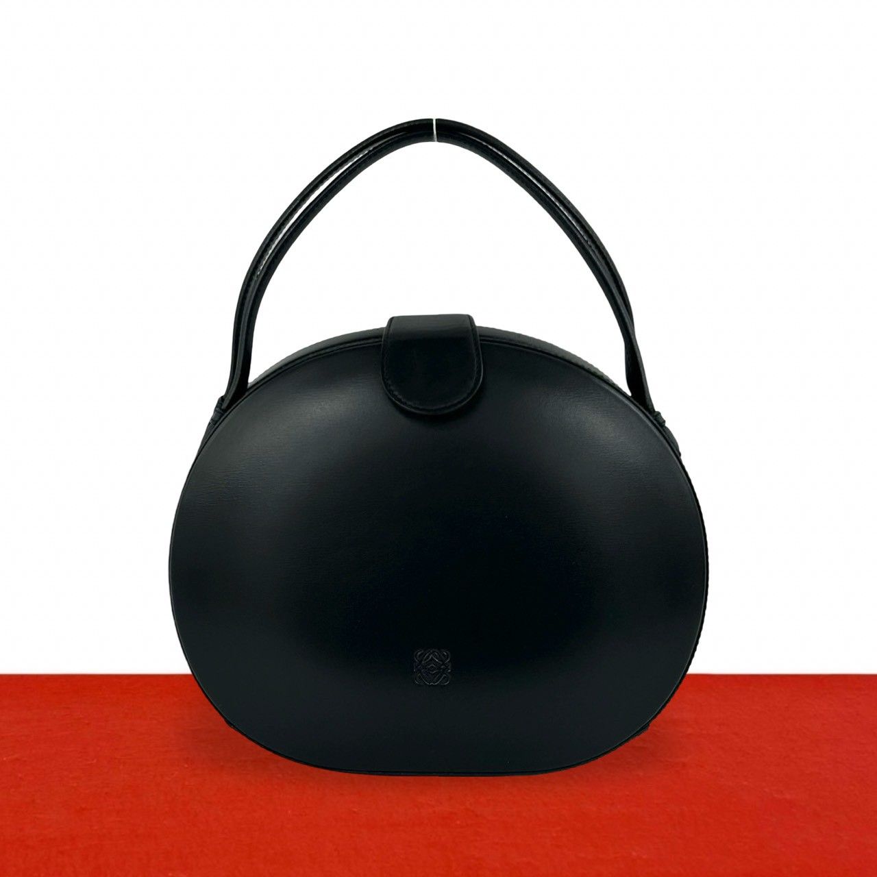 極 美品 希少品 LOEWE ロエベ ヴィンテージ アナグラム レザー 本革