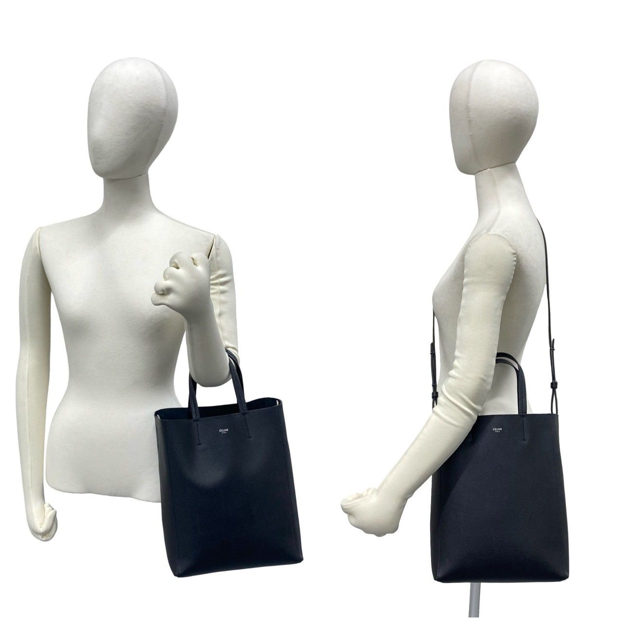 極 美品 保存袋付き CELINE セリーヌ バーティカル カバ スモール 