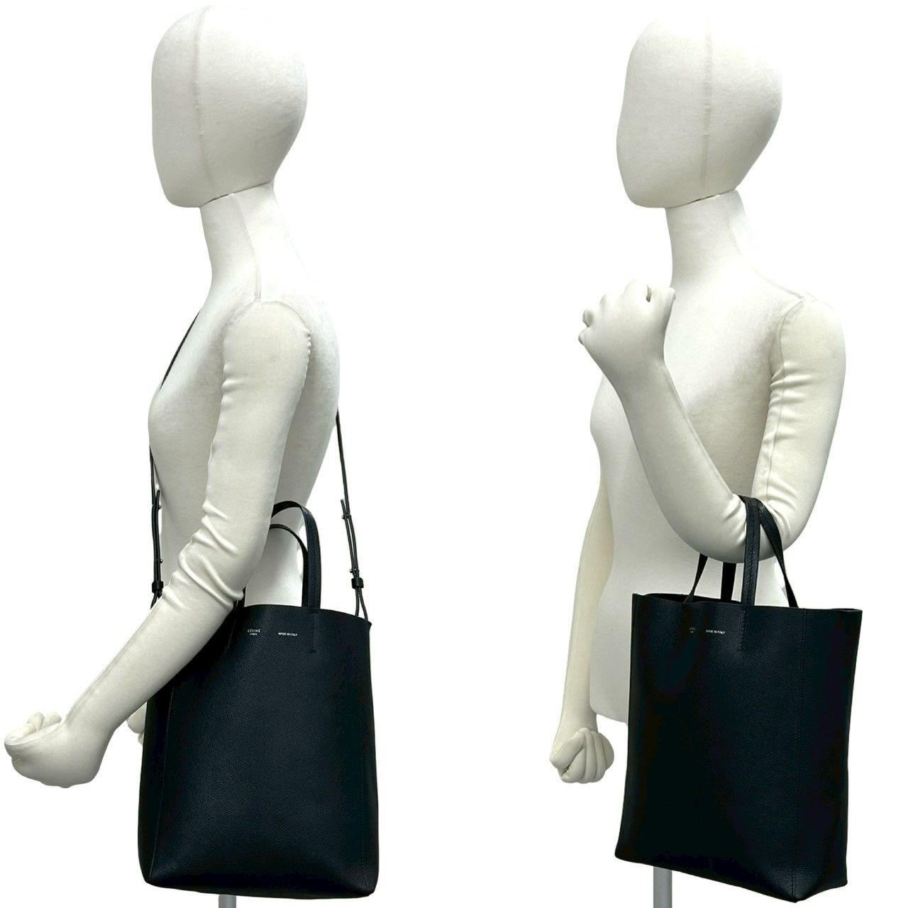 極 美品 CELINE セリーヌ バーティカル カバ スモール レザー 本革