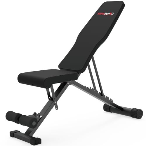 【新品】【日本国内サポート・2年保証】 トレーニングベンチ インクラインベンチ ベンチ 可変式 折り畳み 耐荷重300kg 組立不要 日本語説明書