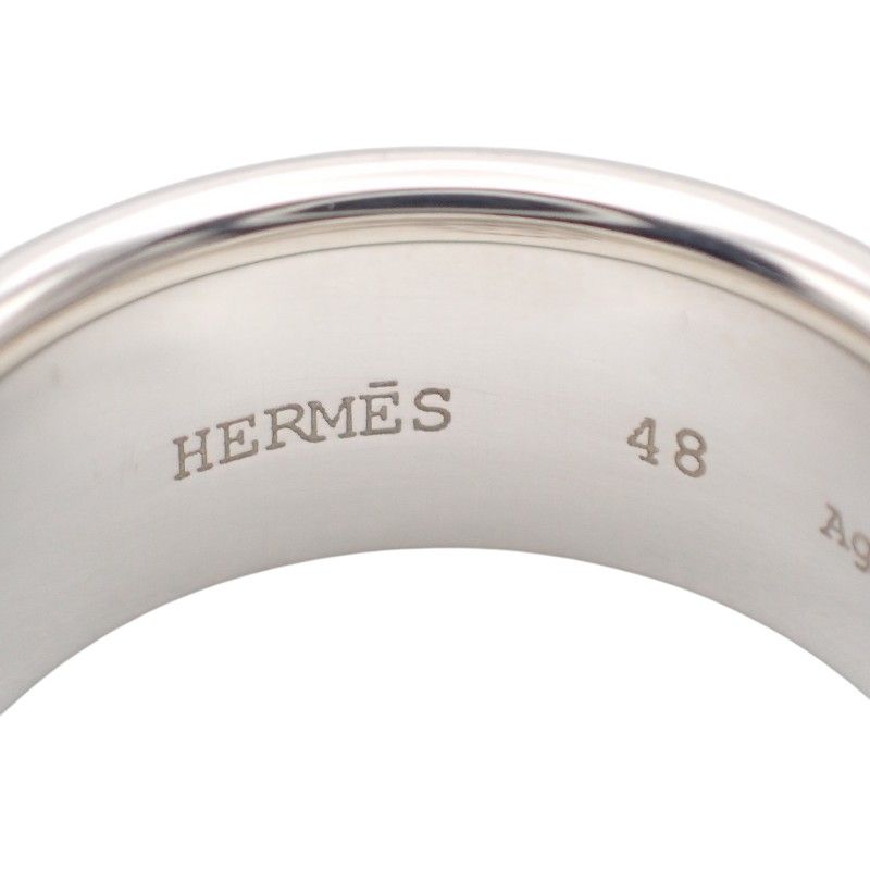 エルメス HERMES エクリプスリュバン 8号 リング 指輪 シルバー925