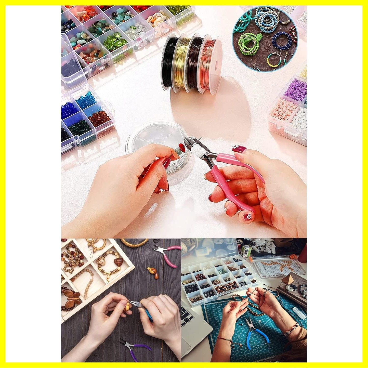新品・未使用】手芸ツール アクセサリー工具セット 5点セット DIY