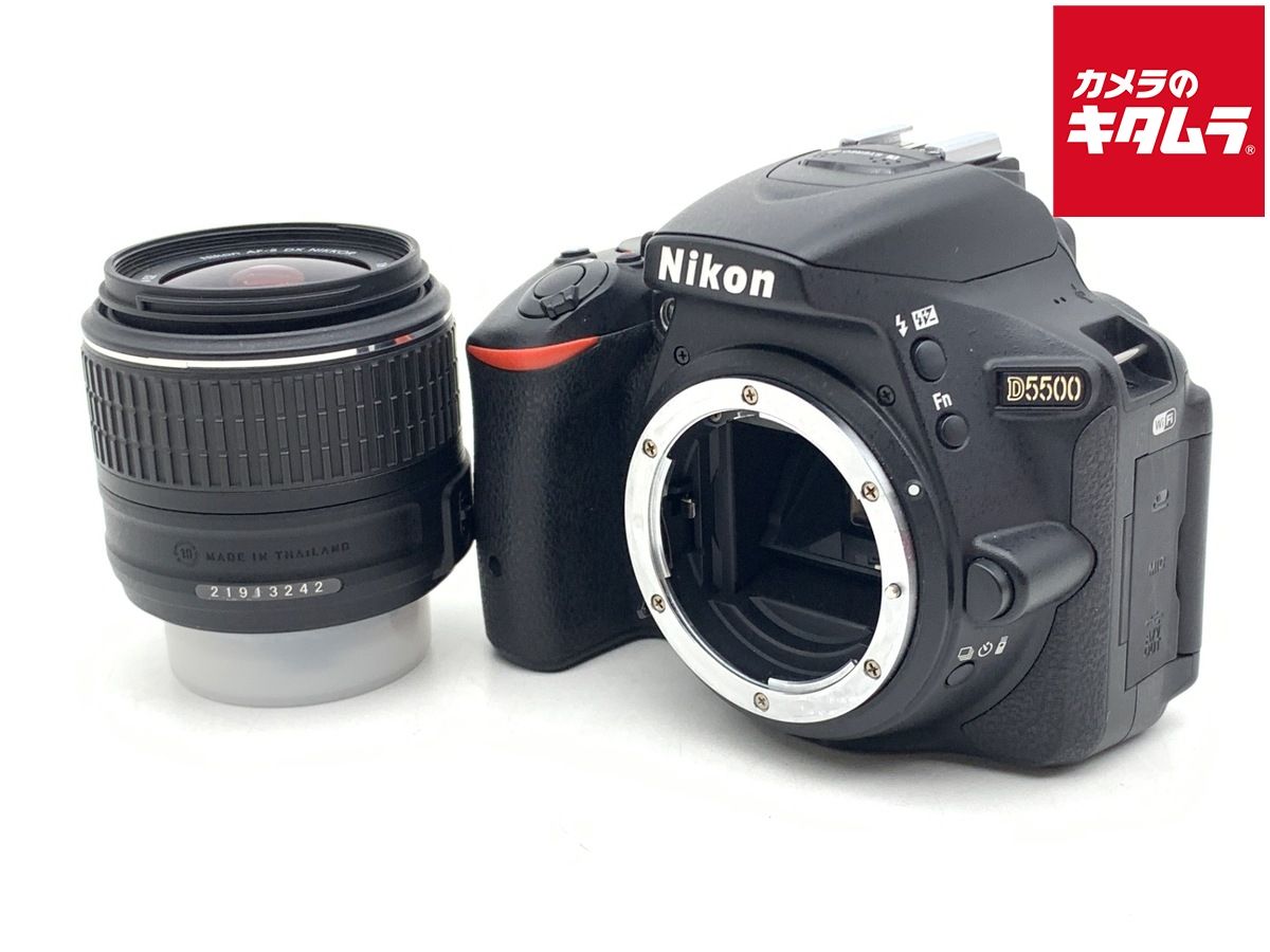 【中古】 【並品】 ニコン D5500 18-55 VR II レンズキット ブラック