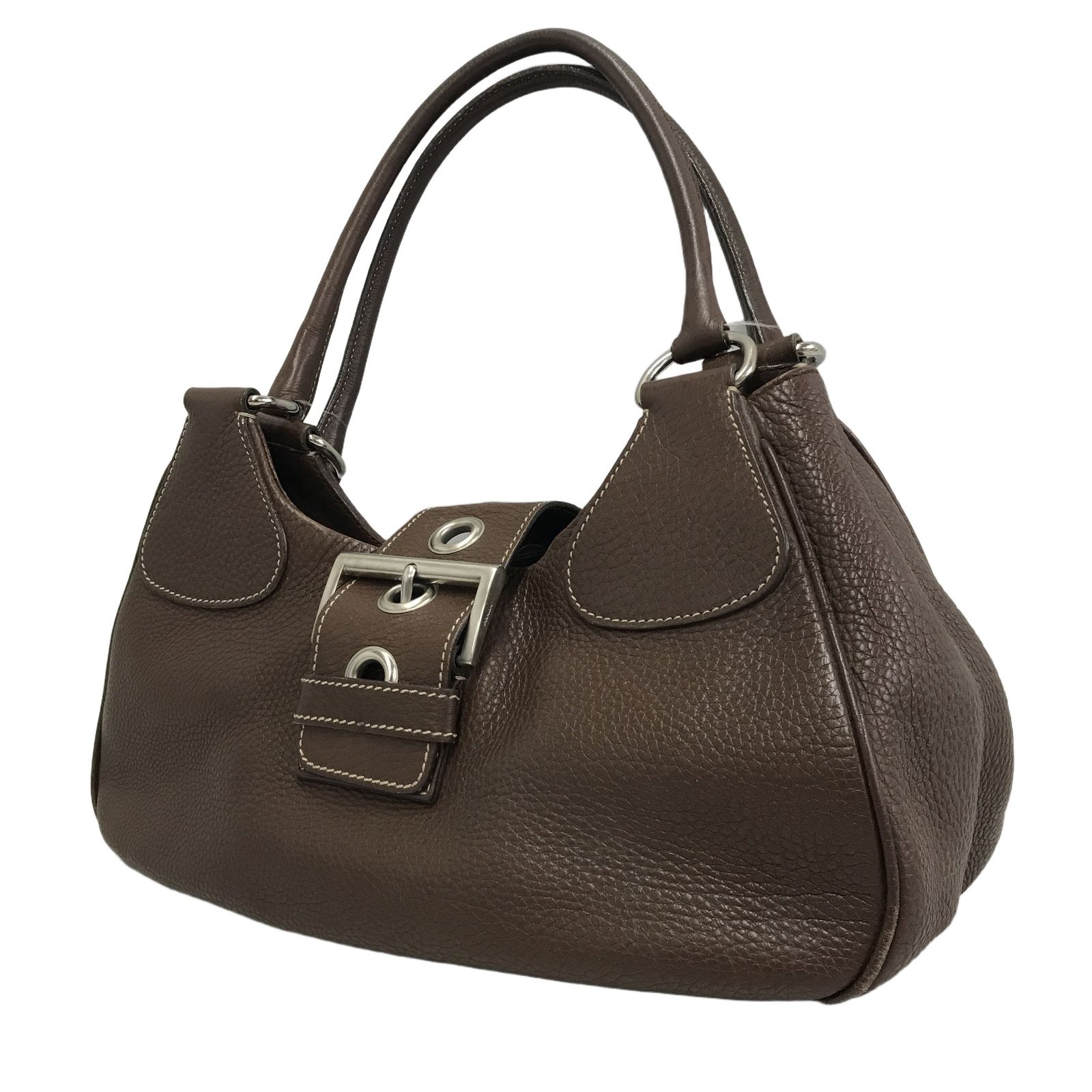 PRADA BR0828 ムーンバッグ ショルダー バッグ プラダ 内側破れあり 中古 T11472457