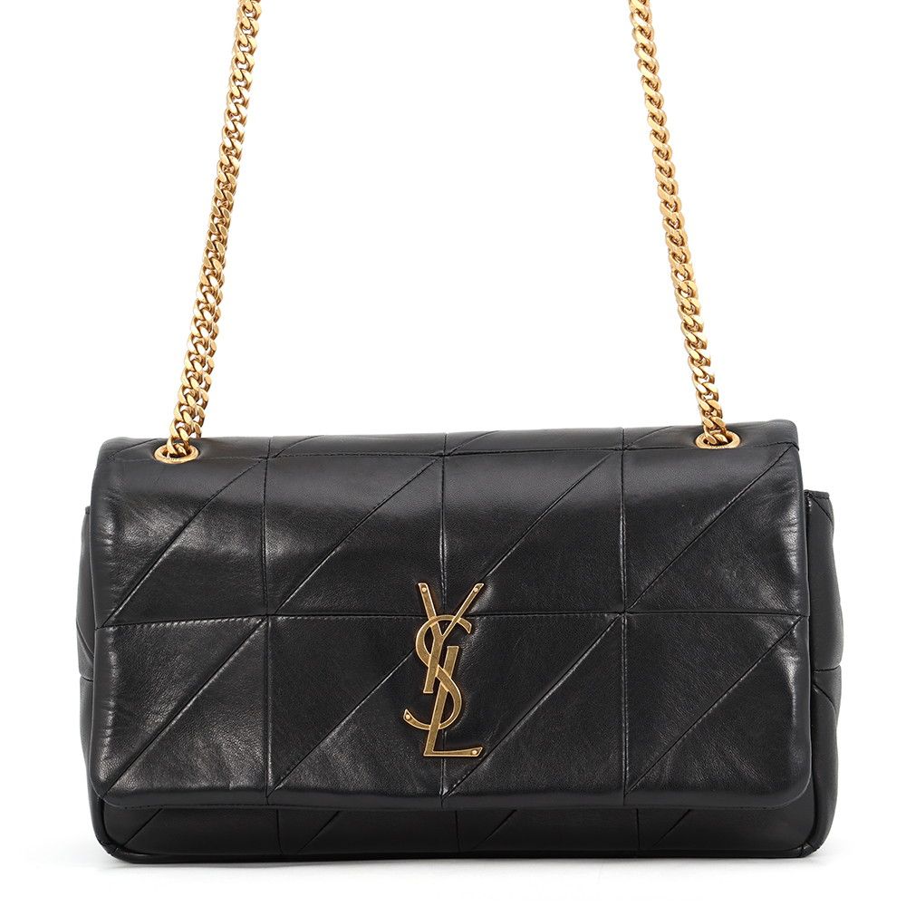 サンローランパリ チェーンショルダーバッグ ジェイミー ラムスキン 515821 SAINT LAURENT PARIS 黒