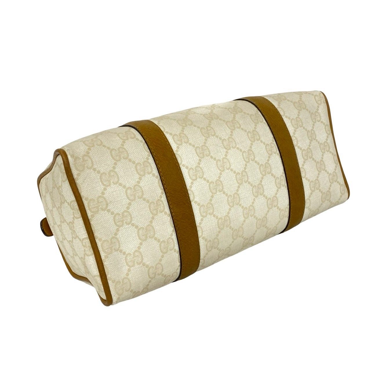 極 美品 GUCCI グッチ オールドグッチ ヴィンテージ GG ロゴ 柄 レザー