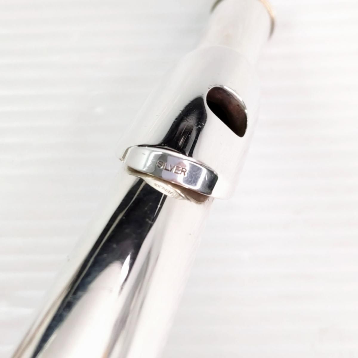 中古品】Pearl パール PF-521 リップ銀製 フルート flute 管楽器〇YR