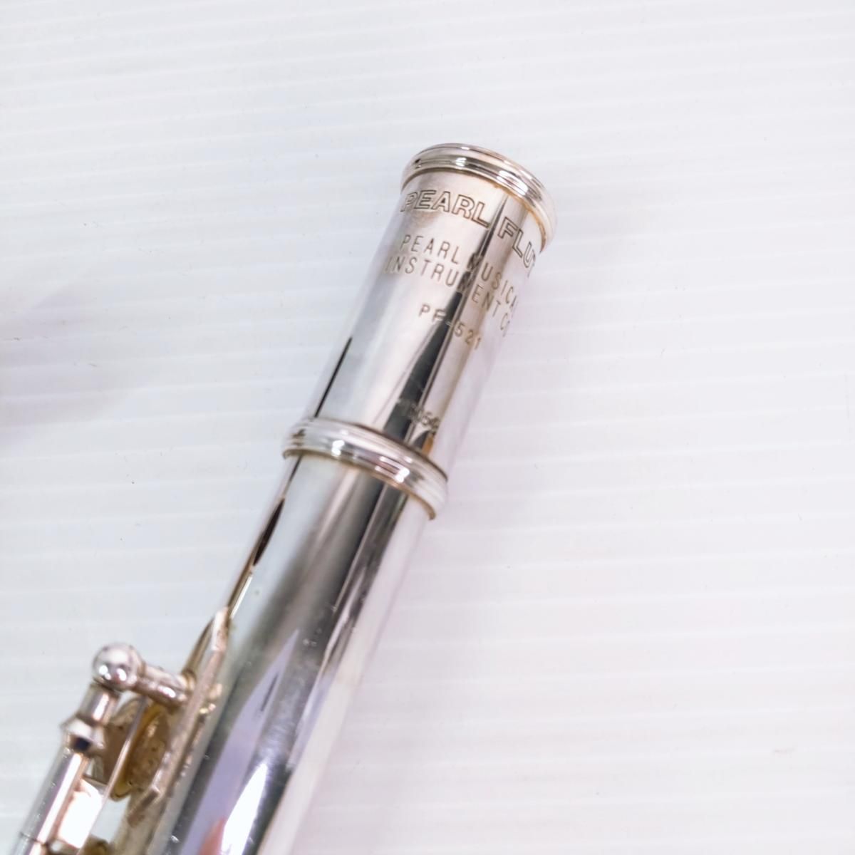 【美品】Pearl PF-521 リップ銀製 フルート flute 管楽器 中古品】Pearl パール PF-521 リップ銀製 フルート flute 管楽器〇YR