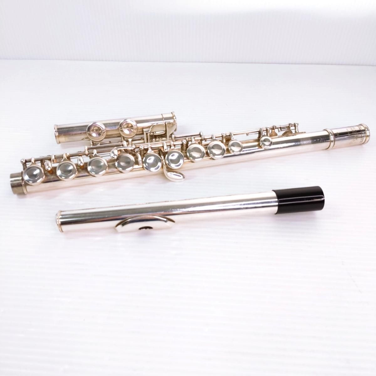 【美品】Pearl PF-521 リップ銀製 フルート flute 管楽器 中古品】Pearl パール PF-521 リップ銀製 フルート flute 管楽器〇YR