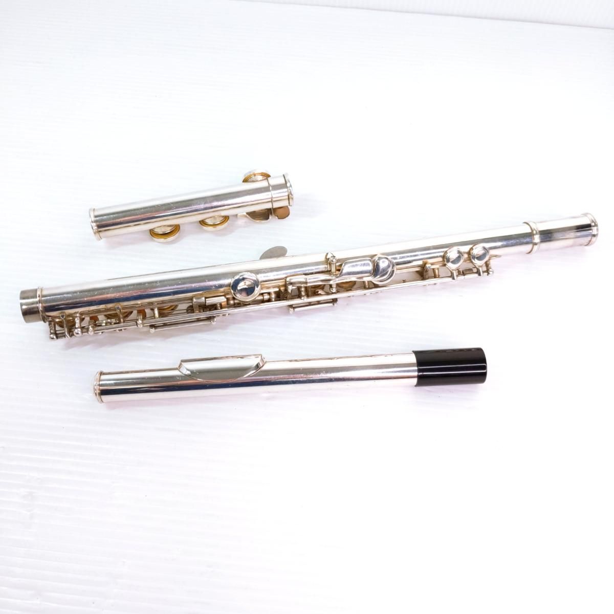 中古品】Pearl パール PF-521 リップ銀製 フルート flute 管楽器〇YR