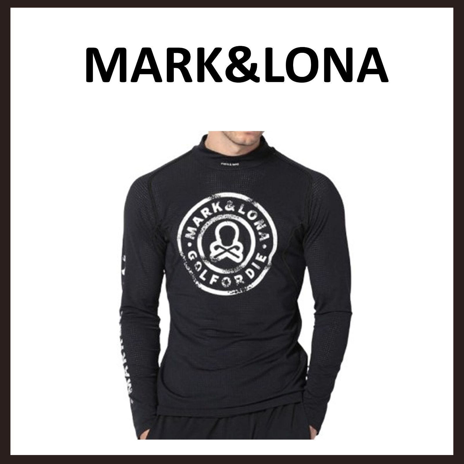 MARK & LONA モックネックシャツ 50サイズ 訳有り 未使用 MARK&LONA（マークアンドロナ） Ever 長袖モックネック