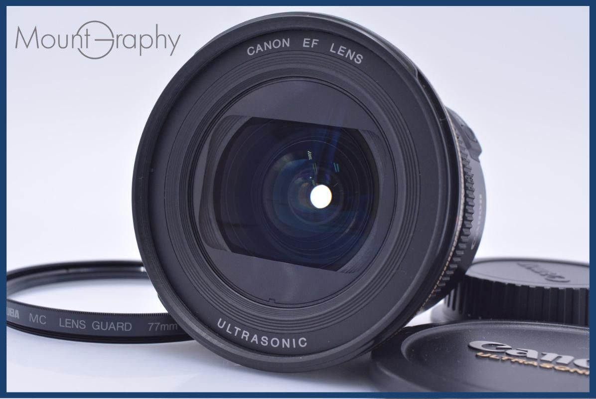 【動作保証】 キヤノン Canon EF 20-35mm F3.5-4.5 USM 前後キャップ&レンズフィルター付 同梱無料 #am9043