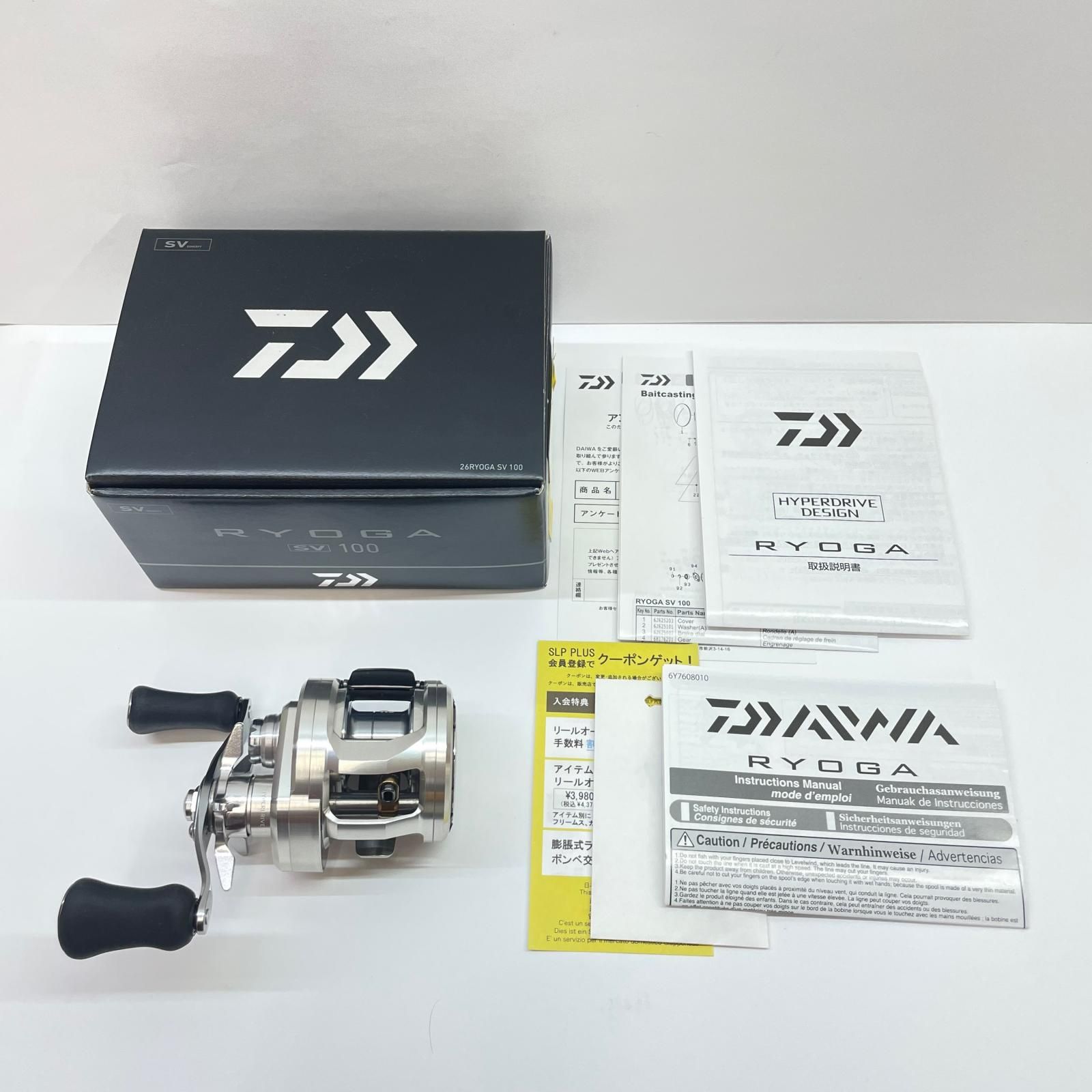 【瀬戸大橋店】 中古 Daiwa | ダイワ リール 26リョウガSV100 00630142 【ベイトリール/右ハンドル】 【85】 瀬戸大橋店】 中古 Daiwa | ダイワ リール 26リョウガSV100 00630142