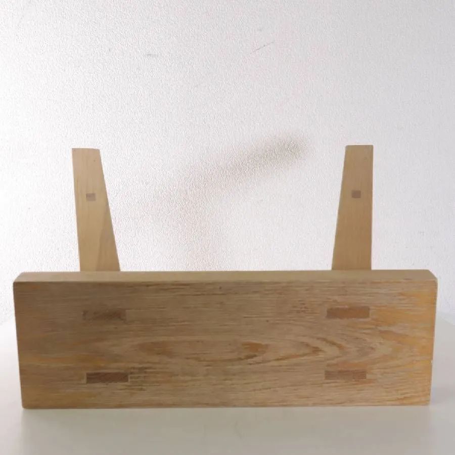 MUJI 無印良品 オーク無垢材 ベンチ 小 幅45cm 廃盤 オーク材は残念