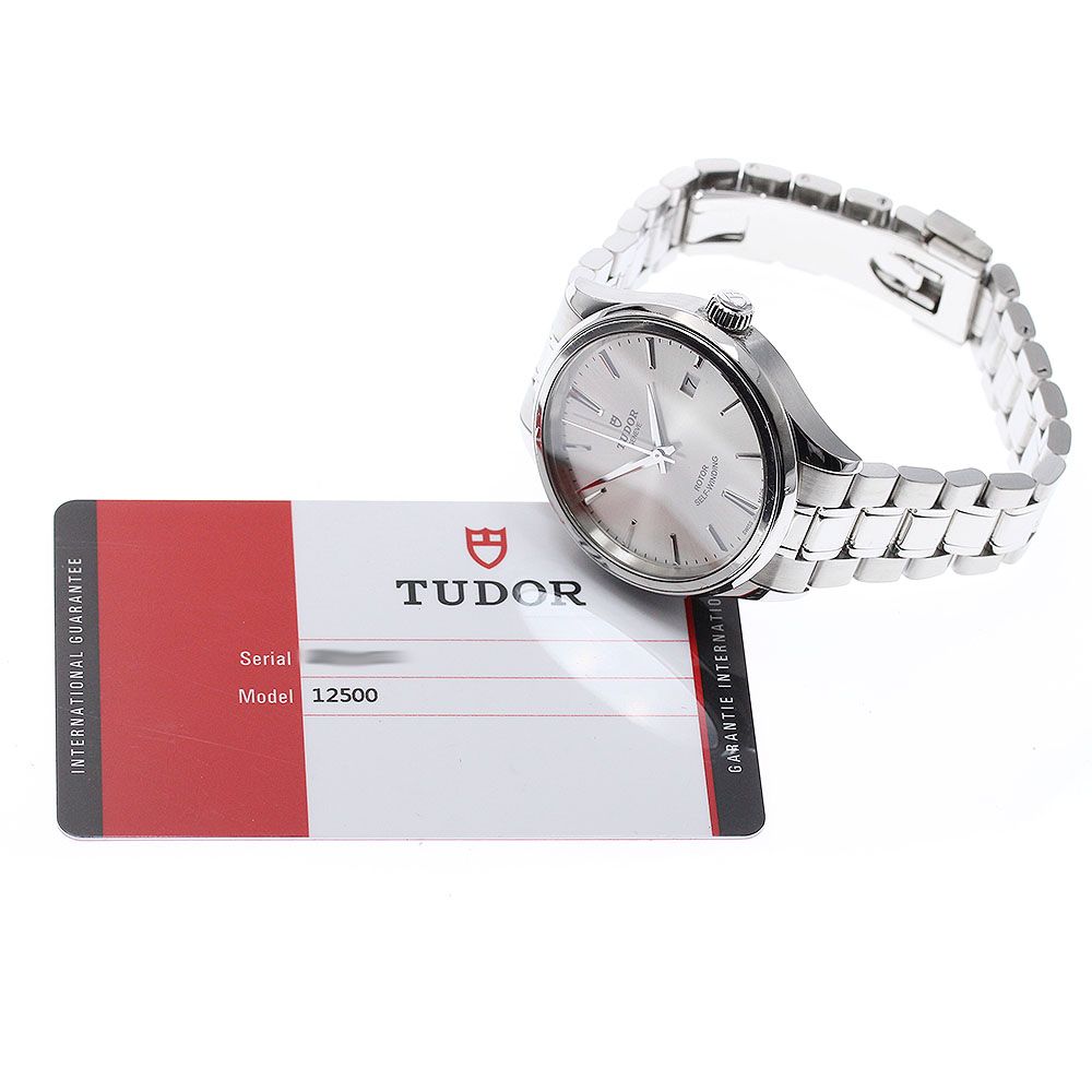 チュードル TUDOR 12500 スタイル デイト 自動巻き メンズ 保証書付き_952807 チュードル TUDOR 12500 スタイル デイト 自動巻き メンズ 保証書付き_