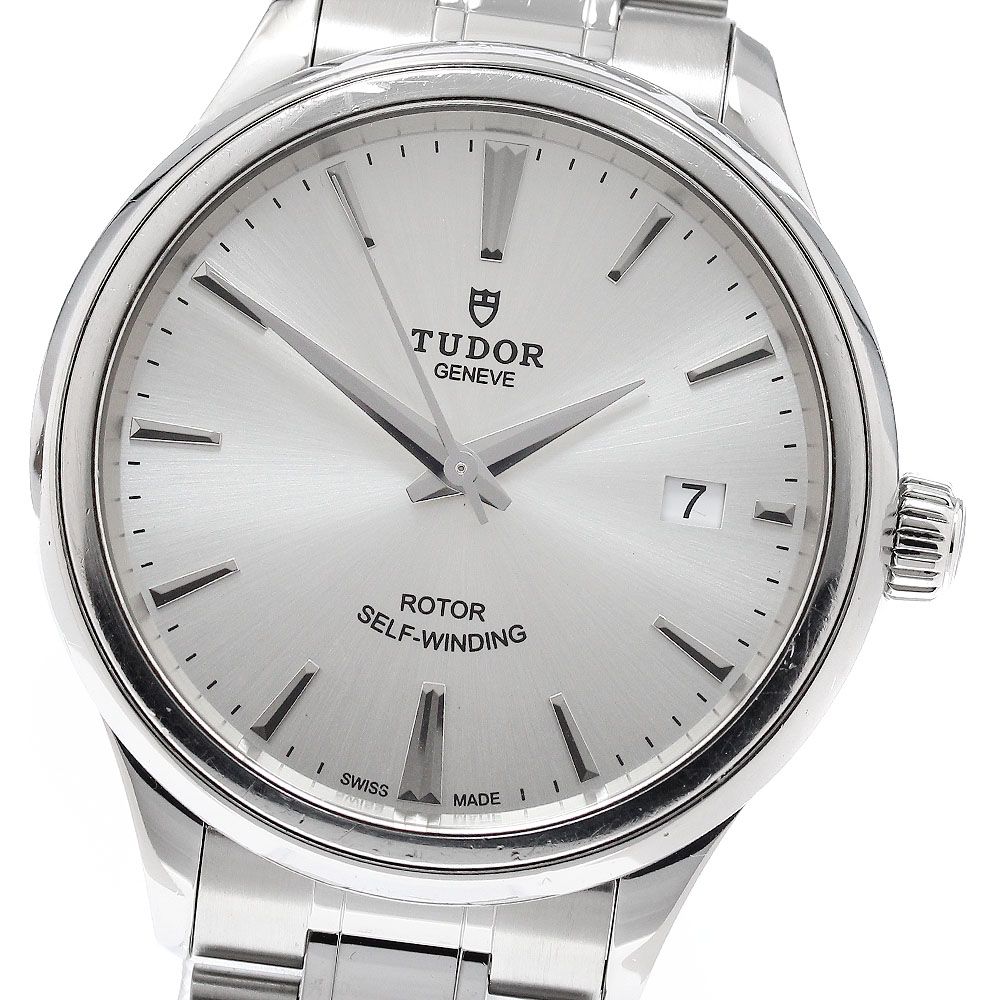 チュードル TUDOR 12500 スタイル デイト 自動巻き メンズ 保証書付き_