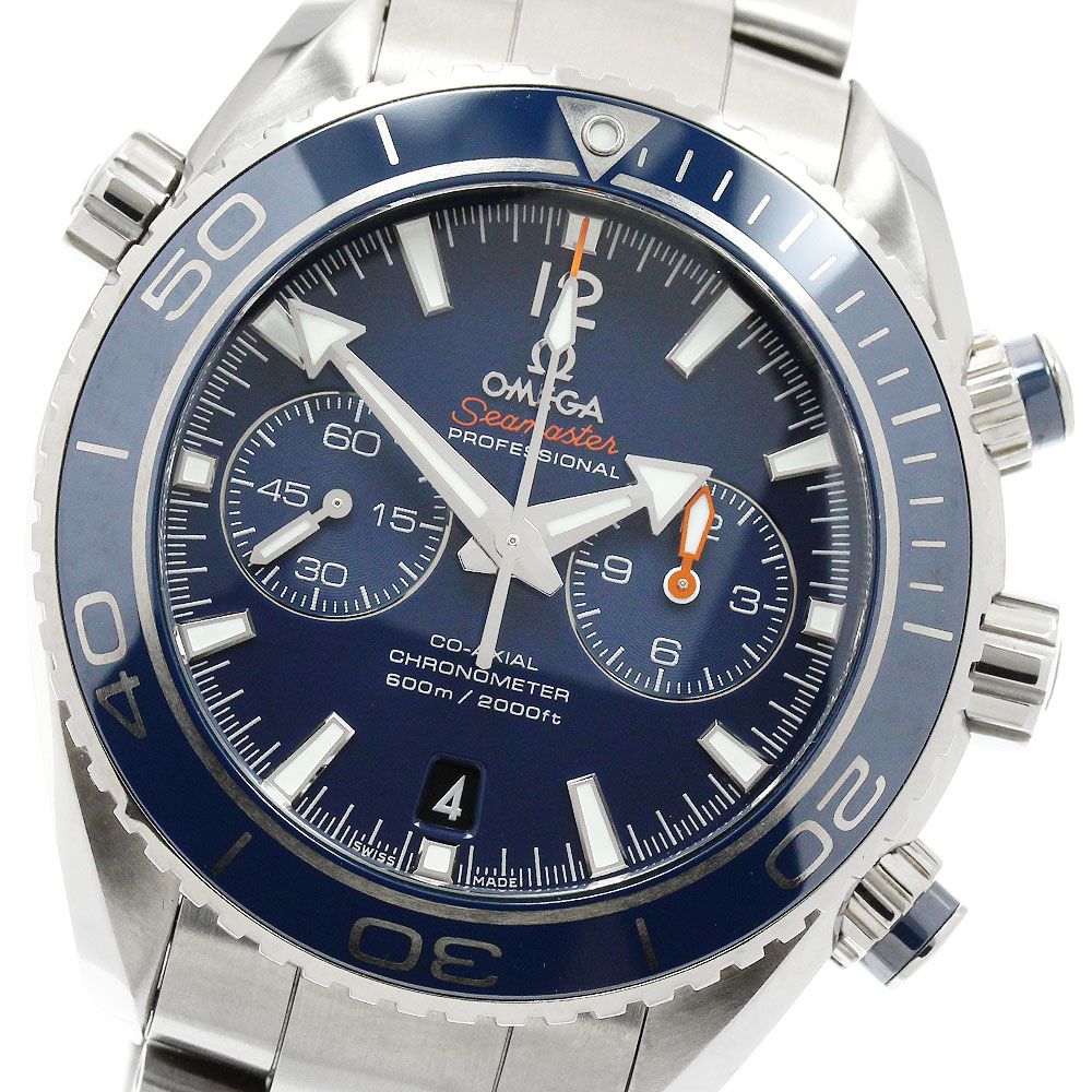 オメガ OMEGA 232.90.46.51.03.001 シーマスター プラネットオーシャン クロノグラフ 自動巻き メンズ 美品 保証書付き_972084